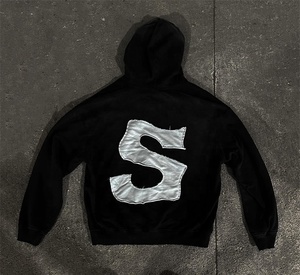 Custom Logo Streetwear Solid Fleece Men <b>Tracksuit</b> Regular Fit Polyester/Nylon Breathable Lightweight Joggers Flared Sweatpants - Product Image 3