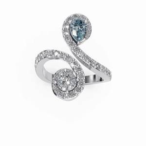 Top Selling Luxury Moissanite Diamond Ring Brilliant Sparkle Iced Out Fashion Jewelry For Men And Women Available for Sale - Product Image 1
