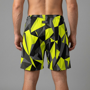 <b>Men's</b> Custom Logo Swim Shorts | 100% Polyester Nylon Running Beach Shorts Mesh Summer Sports <b>Trunks</b> - Product Image 2