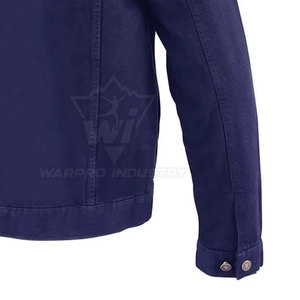 Veste en jean authentique pour homme, épaisse et délavée, coupe décontractée, style streetwear - Product Image 5