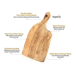 Tabla de Cortar de Madera Resistente para Cocina |   Tabla de cortar gruesa para un rendimiento duradero en la cocina diaria - Product Image 3