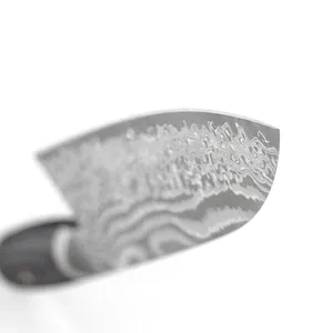 Cuchillo de Chef Clásico de 8 Pulgadas con Hoja Plateada Estampada y Mango de Madera Negra, Herramienta de Cocina para Cortar Frutas y Verduras - Product Image 6