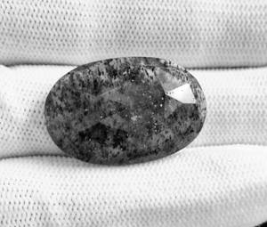 Cuarzo rutilo negro natural AAA, gema facetada ovalada de 30*20 mm, GEMA 100% NATURAL para la fabricación de joyas a precio de mayoreo. - Product Image 4