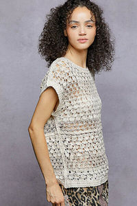 เสื้อโครเชต์คอกลมลายฉลุ POL - Product Image 3