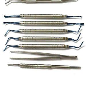 JACKBILLY Kit de Cirugía Dental Manual de Acero Inoxidable para Implantes, 14 Piezas, Instrumentos para Injerto Óseo Tipo Hongo y Levantamiento de Seno, Set Completo Vista - Product Image 4