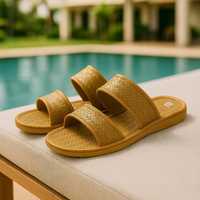 Pantuflas Sheetal Pati Hechas a Mano, Ecológicas, Biodegradables, Ligeras y Lavables |   Material Natural Unisex Para Todas las Estaciones Hotel Resort