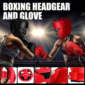 Set de 14 Piezas de Equipo de Boxeo para Principiantes, 2 Pares de Guantes de Boxeo, Protector de Cabeza, Protectores Bucales, Vendas de Gel para Manos, Taekwondo Sparring - Product Image 2