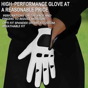 Guantes de Golf de Cuero Cabretta de Alta Calidad con Logotipo Personalizado 2026, Protección UV, para Mano Derecha e Izquierda, para Uso Deportivo - Product Image 5