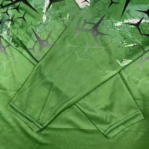 Camiseta de compresión de manga larga para hombre de alta calidad para MMA, cuello redondo, estilo deportivo, estampado por sublimación, protección solar, venta al por mayor - Product Image 4