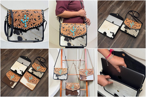 Haute qualité personnalisé usiné à la main en cuir manches d'ordinateur portable mode sac à bandoulière pour les femmes Durable Portable anti-vol sacs de travail - Product Image 3