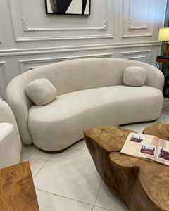 Ensemble de canapés compacts en tissu 5 places, gain de place, qualité supérieure, meubles de salon modernes en forme de L avec coussins - Product Image 4