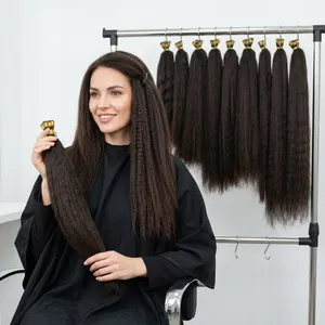 Cabello Humano Natural 100% Sin Procesar, Cabello Humano Liso y Largo de Color Negro Natural - Product Image 2