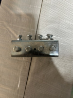 Pour MAKE GI Joint de raccordement en acier inoxydable pour grue EOT, barre omnibus à joint boulonné 250V, modèle TC3032, fabriqué au Gujarat, Inde