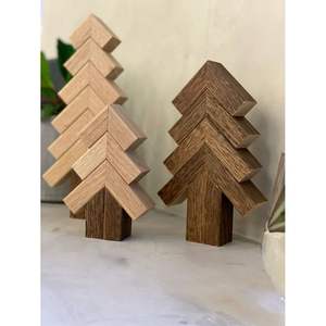 Árbol de Navidad Artesanal de Madera y MDF para Decoración Festiva de Mesa - Product Image 5