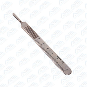 Lames de sécurité chirurgicales, manche de scalpel, lame d'instrument médical, manche en acier inoxydable de qualité supérieure, lame de scalpel manuelle - Product Image 3