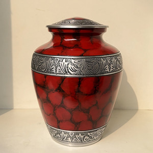 Urnas de Cremación Americanas de Aluminio de Alta Calidad al por Mayor, Acabado en Cobre Negro, Diseños Personalizables para Cenizas Humanas, Funerales - Product Image 2