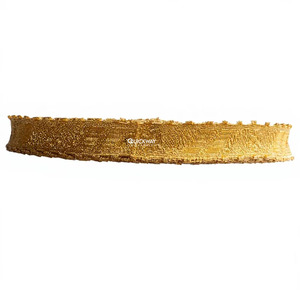 Dentelle artisanale pour vêtements liturgiques, passementerie dorée, garnitures, fil de bulion, tresse pour vêtements liturgiques, largeur personnalisée - Product Image 2