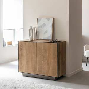 Aparador de 2 puertas Vandana Stellar Merino en madera de mango y metal - Product Image 1