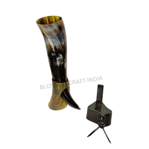 Shofar de Cuerno de Buey Hecho a Mano, Estilo Medieval, Pulido, Natural, Ecológico, Exportación Directa de la India - Product Image 5