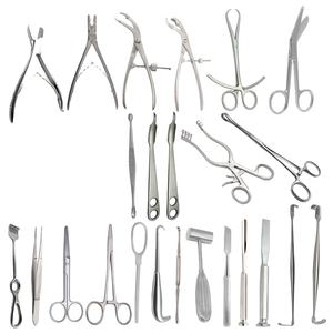 Juego de Instrumentos de Cirugía Ortopédica de Acero Inoxidable, Pinzas para Sujetar Huesos, Martillos, Cinceles, Caja de Esterilización Manual Dentavex 1 Año - Product Image 3