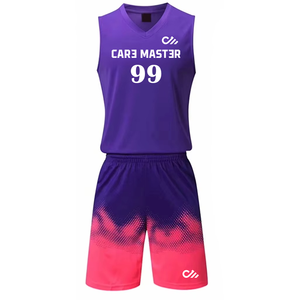 Uniforme de Baloncesto de Primera Calidad en Tendencia, 100% Poliéster, para Adultos, con Logotipo Personalizado, Transpirable, Tallas Grandes - Product Image 1