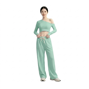 Pantalon large décontracté pour femme, coupe ample, prix d'usine, confort optimal, élégant, pour le quotidien - Product Image 1