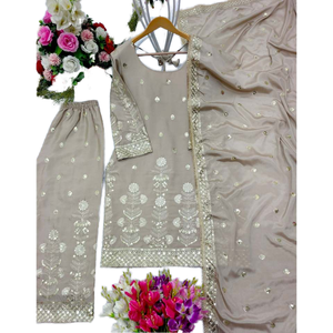 Top elegante de diseñador para mujer Palazzo Dupatta para fiesta - Product Image 1