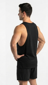 Men Gym Fitness <b>Stringer</b> Tank Top Scoop Neck Bodybuilding Trainer <b>Vest</b> Top Cotton Men Workout Wear Breathable <b>Stringer</b> <b>Vest</b> - Product Image 4