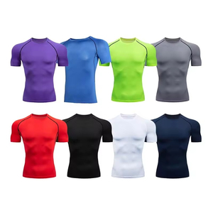 Camiseta de entrenamiento cómoda para correr y gimnasio, camiseta de compresión para hombre, ropa deportiva de soporte, diseñada para ser transpirable. - Product Image 4