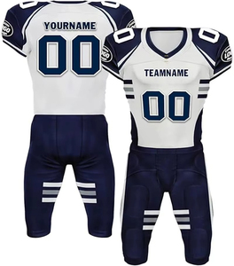 Nouveau maillot de football américain à 12 panneaux, uniforme de football américain 100% polyester, design personnalisé par sublimation, vêtements de football américain - Product Image 5
