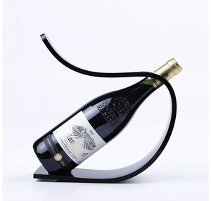 Soporte minimalista de acrílico para botella de vino, soporte de exhibición moderno para encimera para cocina, bar o comedor - Product Image 6