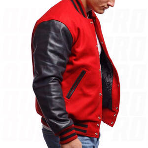Veste d'hiver en laine pour homme, style universitaire, avec logo personnalisé, vente en gros, veste classique chaude de type Letterman pour équipes, marques et promotions - Product Image 5
