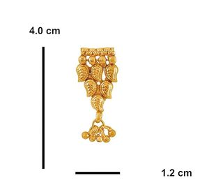 Indian Silver Plated Alloy Zircon Coin Long Necklace Earring Set Ethnic Women's Wedding Jewelry Flower Design Rani Haar - Product Image 6