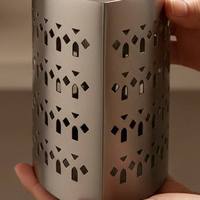 Brûleur à Bakhoor triangulaire moderne en métal argenté, encensoir géométrique découpé au laser pour Oud, encens et charbon de bois