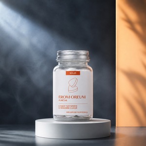 [FROM OREUM] Artículos de Aseo para Huéspedes de Hotel, Pasta de Dientes Sólida con Sabor a Mandarina de Jeju, 60 Tabletas para Baño de Huéspedes de Hotel - Product Image 3