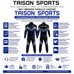 TAISON SPORTS Premium 220 GSM Polyester Waterproof Hooded Cheerleading <b>Tracksuit</b> Smooth Tricot <b>Pink</b> Black Panel Custom Logo Set - Product Image 5