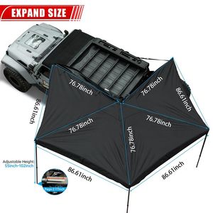 Overland 270 Degree Driver <b>Side</b> Awning Tent Premium Tent Accessories - Product Image 5