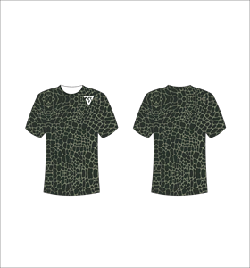 เสื้อยืดผู้ชายลายพรางแบบขายส่ง เสื้อยืดลายกราฟิกพิมพ์ลายแบบซับลิเมชั่น เสื้อผ้าสตรีทแวร์ลายพรางสีเข้ม เสื้อยืดผู้ชายขายส่งจำนวนมาก - Product Image 5