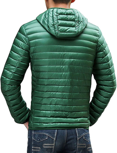 Veste matelassée à capuche slim pour homme, en toile, isolée, style streetwear, décontractée, pour l'hiver - Product Image 6