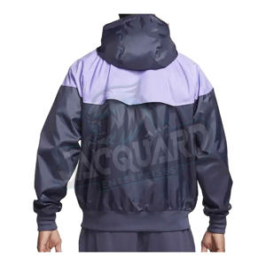 Veste coupe-vent tendance, légère, résistante à la pluie, à capuche, pour le sport et l'usage quotidien - Product Image 2