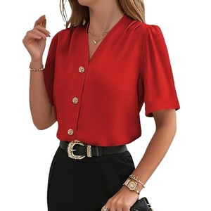 Pulls pour femmes, couleur unie, tricotés, manches longues ou courtes ou 3/4, fermeture boutonnée, style décontracté, fournisseur du Bangladesh. - Product Image 4