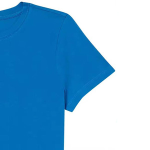 T-shirts à col rond pour femmes, coutures renforcées, prix compétitif, fabrication sur mesure, couleur unie, pour adultes et filles - Product Image 2
