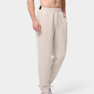 กางเกงขายาวผู้ชายแบบสวมใส่สบาย มีเชือกผูกเอว ยางยืดที่เอว เหมาะสำหรับใส่เล่นกีฬา ออกกำลังกาย เดินเล่น หรือใส่ที่บ้าน - Product Image 5