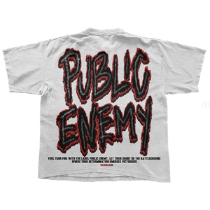 Camisetas Cortas Unisex de Verano, Estilo Urbano, Personalizadas, de Jersey, Hip Hop, Vintage, para Playa, Lavadas, Ecológicas, con Diseños Personalizados - Product Image 1