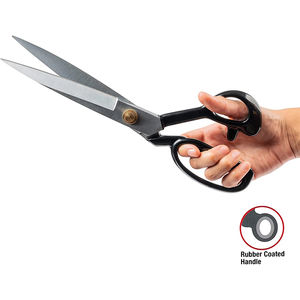 Ciseaux de tailleur en acier noir personnalisés, pour droitiers, multi-usages, pour la confection de vêtements, service OEM - Product Image 6
