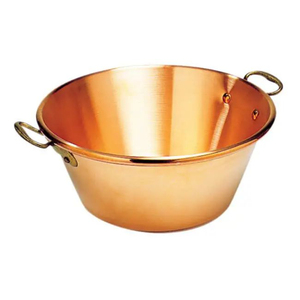 Bol de service en cuivre avec poignées, métal poli, design classique, passe au lave-vaisselle, bol de service alimentaire, bol en cuivre en promotion - Product Image 3