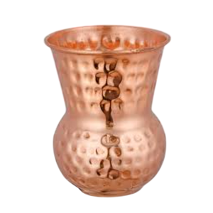 Verres à vin en cuivre soufflé à la main de luxe au design magnifique, accessoires de bar en gros, verrerie à whisky et à vin en cuivre - Product Image 4