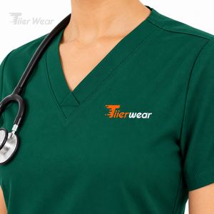 Nouvelle tenue d'infirmière pour femmes, uniforme médical d'hôpital, vêtements de travail durables et confortables, fabrication sur mesure, étiquette privée, fabricant d'usine - Product Image 5