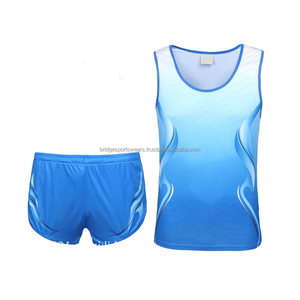 Uniforme de Atletismo Personalizado Unisex, Impreso, Transpirable, 100% Poliéster, Ropa de Entrenamiento de Verano, Ropa de Equipo - Product Image 6