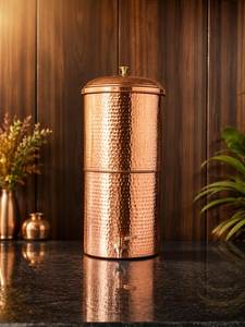 Tanque de Almacenamiento de Cobre Puro Hecho a Mano con Acabado Tradicional Elegante para Uso en el Hogar, Cocina y Restaurantes - Product Image 4